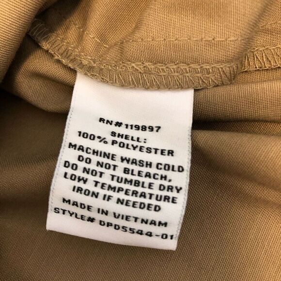 Du Paradis Warm Beige Normcore, Beigecore, Light Academia Belted Dress Sz S NWOT - Picture 10 of 15